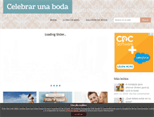 Tablet Screenshot of celebrarunaboda.com